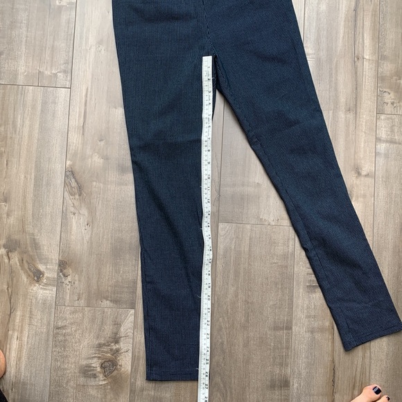 Blue dotted stretch maternity pants US size 4 - Picture 8 of 14